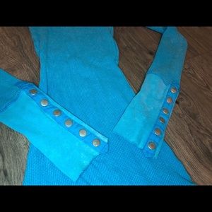 Damsel button cuff Free People thermal